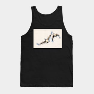 Goose Duo Watercolor Portrait Tank Top